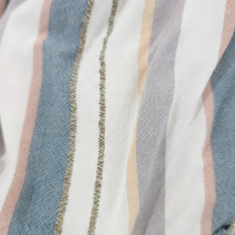 O'NEILL Strapless Multicolor Striped Boho Beachy Romper Jumpsuit, Size Large - Picture 5 of 14